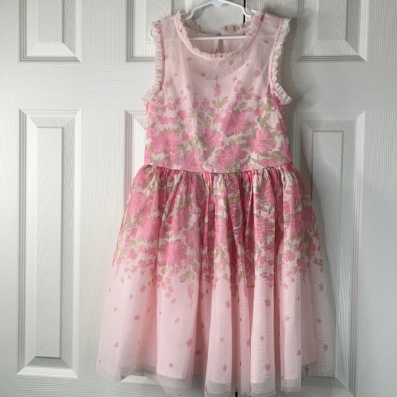 Zenzi Girls Sleeveless Floral Tulle Dress Size L (10/12) - Picture 9 of 9